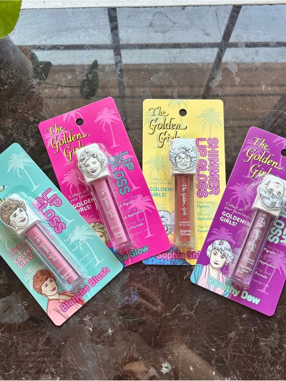 Golden Girls Lip Gloss - Set of 4